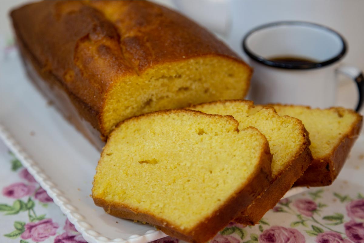 Bolo de Fubá no Liquidificador Sem Glúten