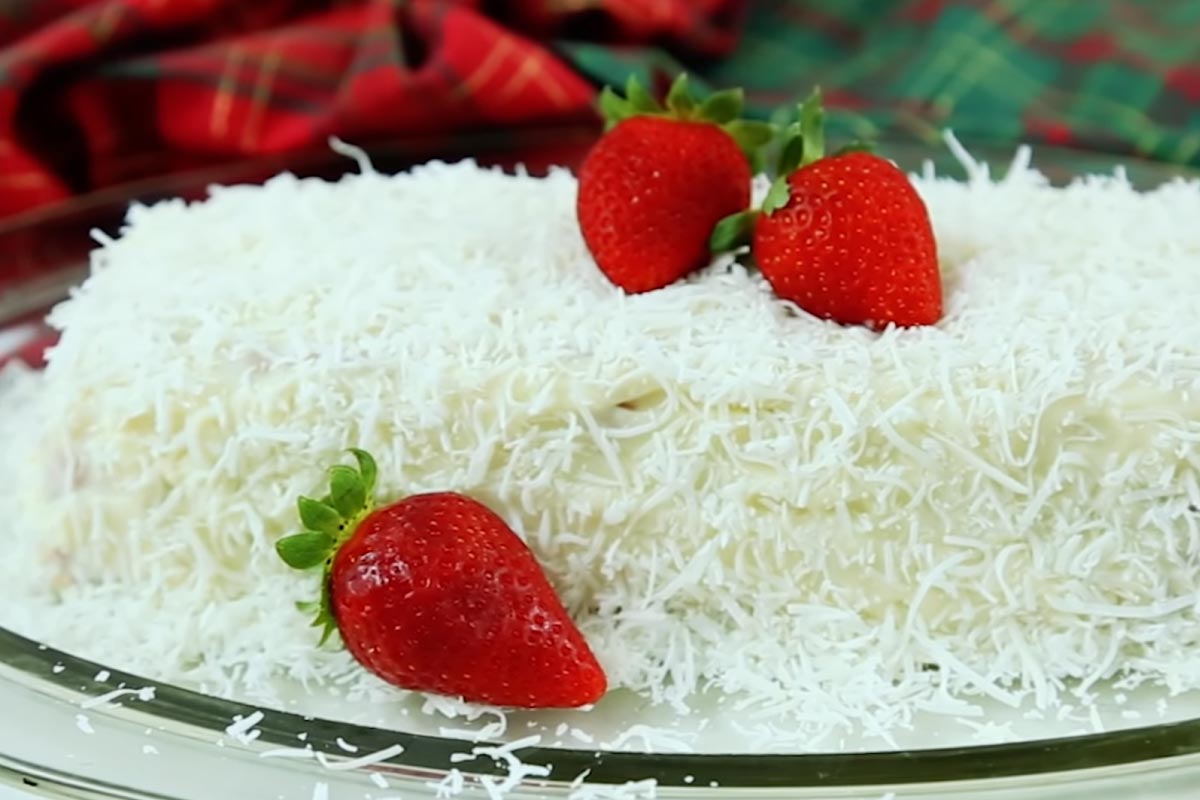 Pavê de Morango sem Glúten e Sem Lactose
