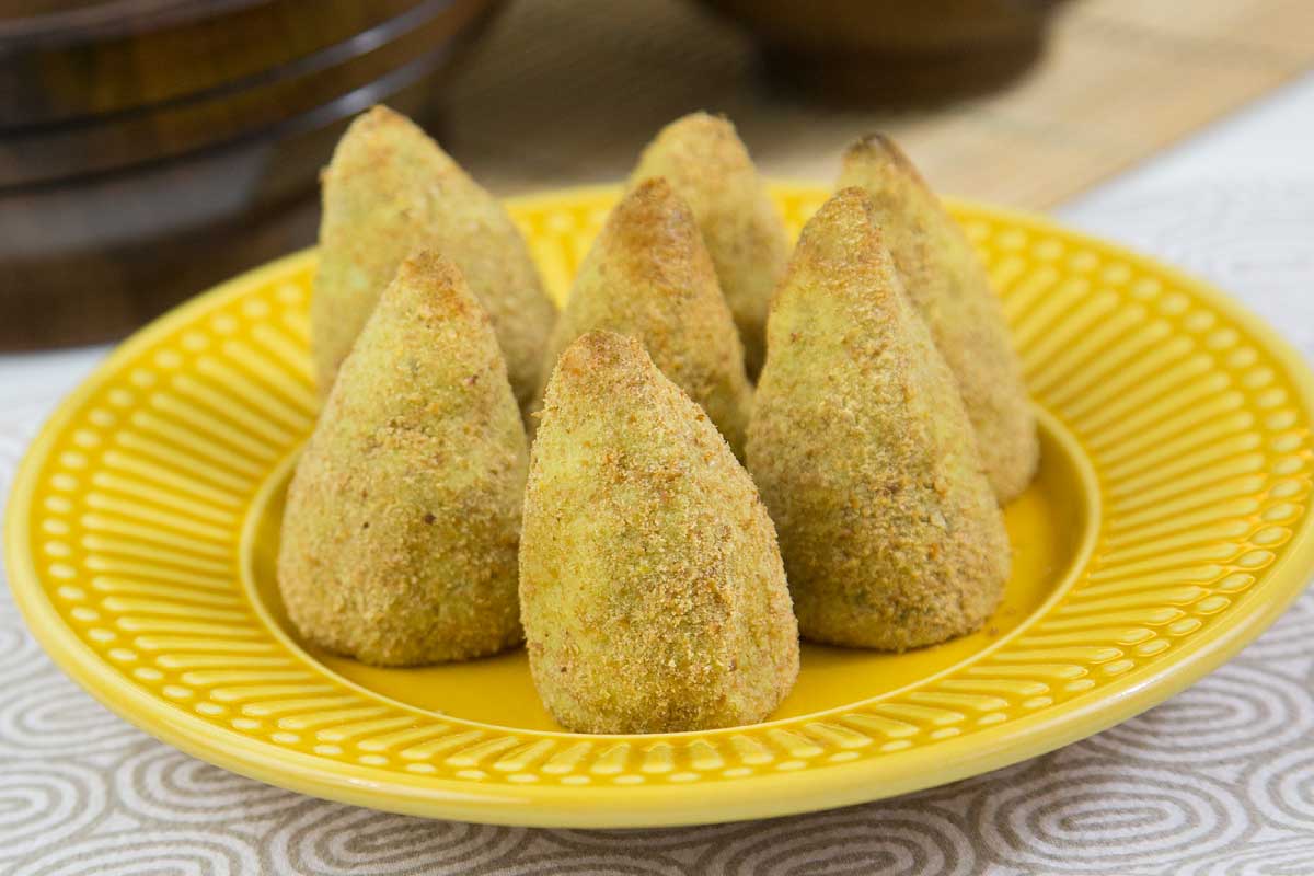 Coxinha Fit de Batata Doce