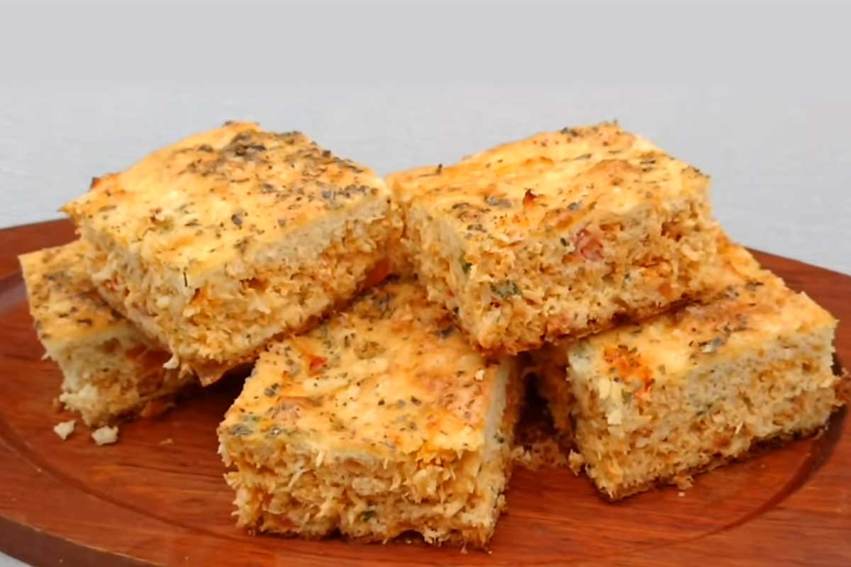 Torta de Frango Sem Farinha