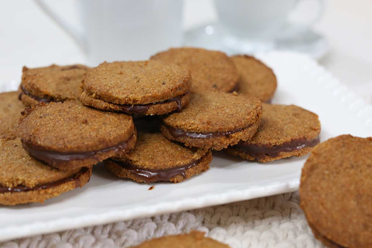 Biscoito Recheado Saudável e Crocante