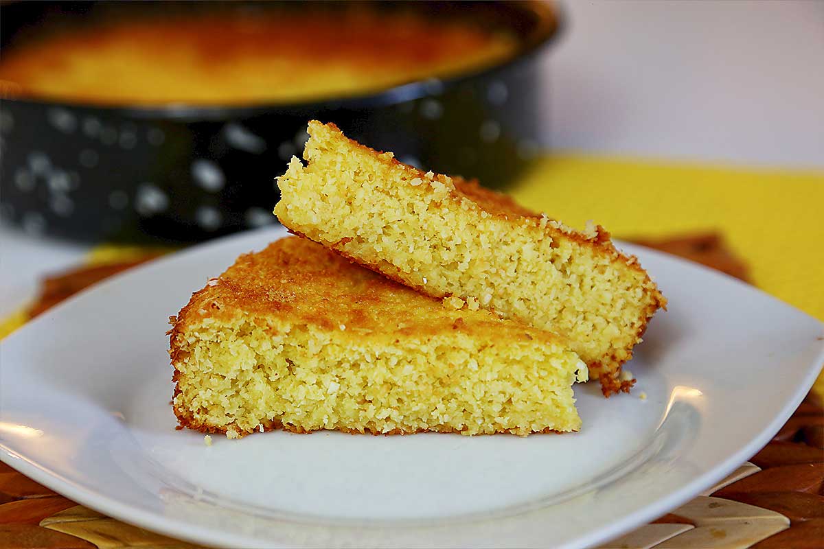 Bolo de Laranja com Coco