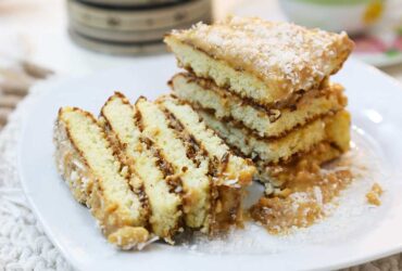 bolo de frigideira recheado