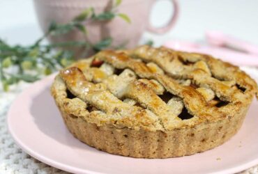 Torta de maçã com aveia