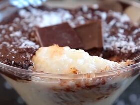 sobremesa cremosa de tapioca