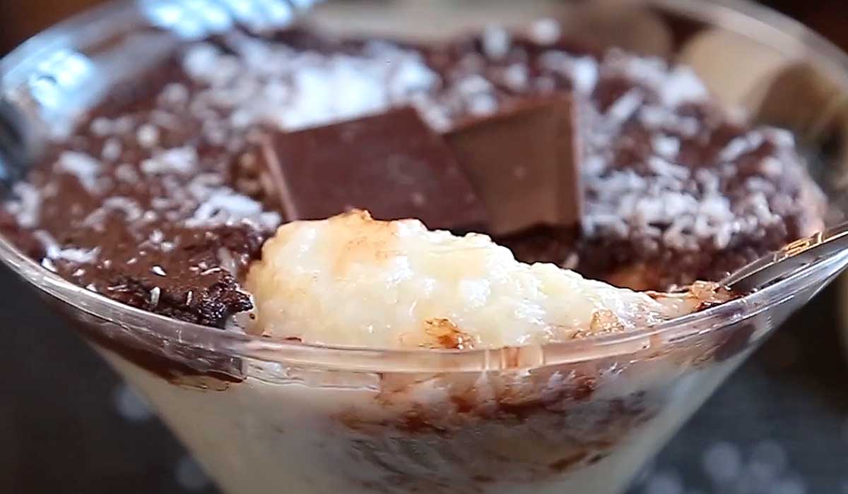 sobremesa cremosa de tapioca