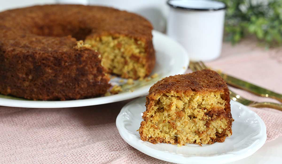 bolo de milho no liquidificador