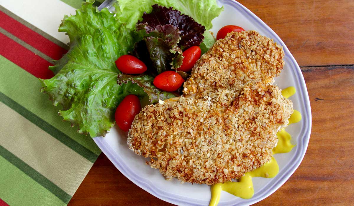frango empanado