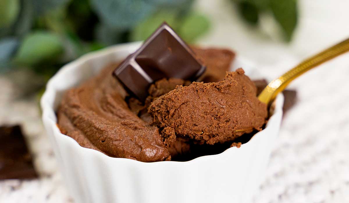 mousse de chocolate