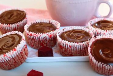 cupcake de beterraba