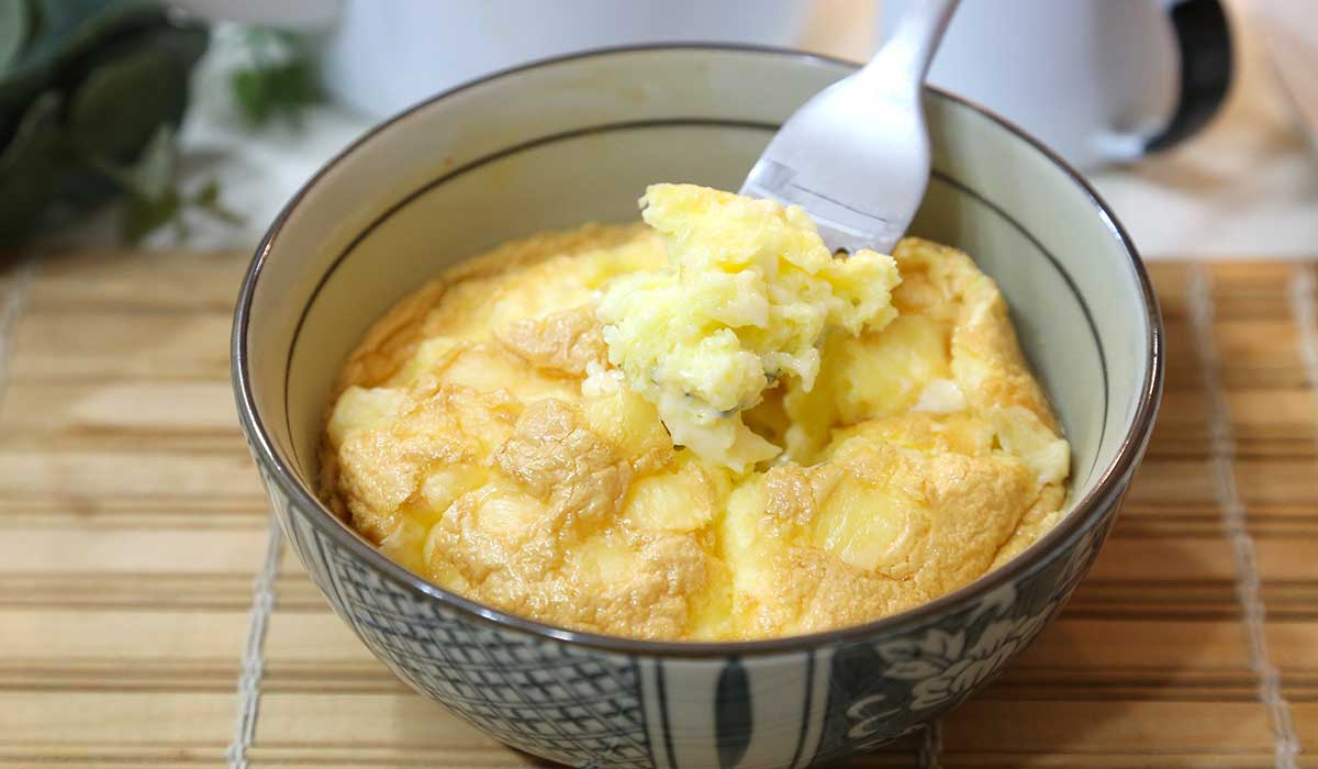 crepioca na tigela