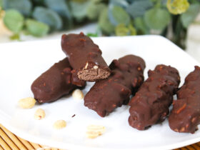 sobremesa crocante de chocolate