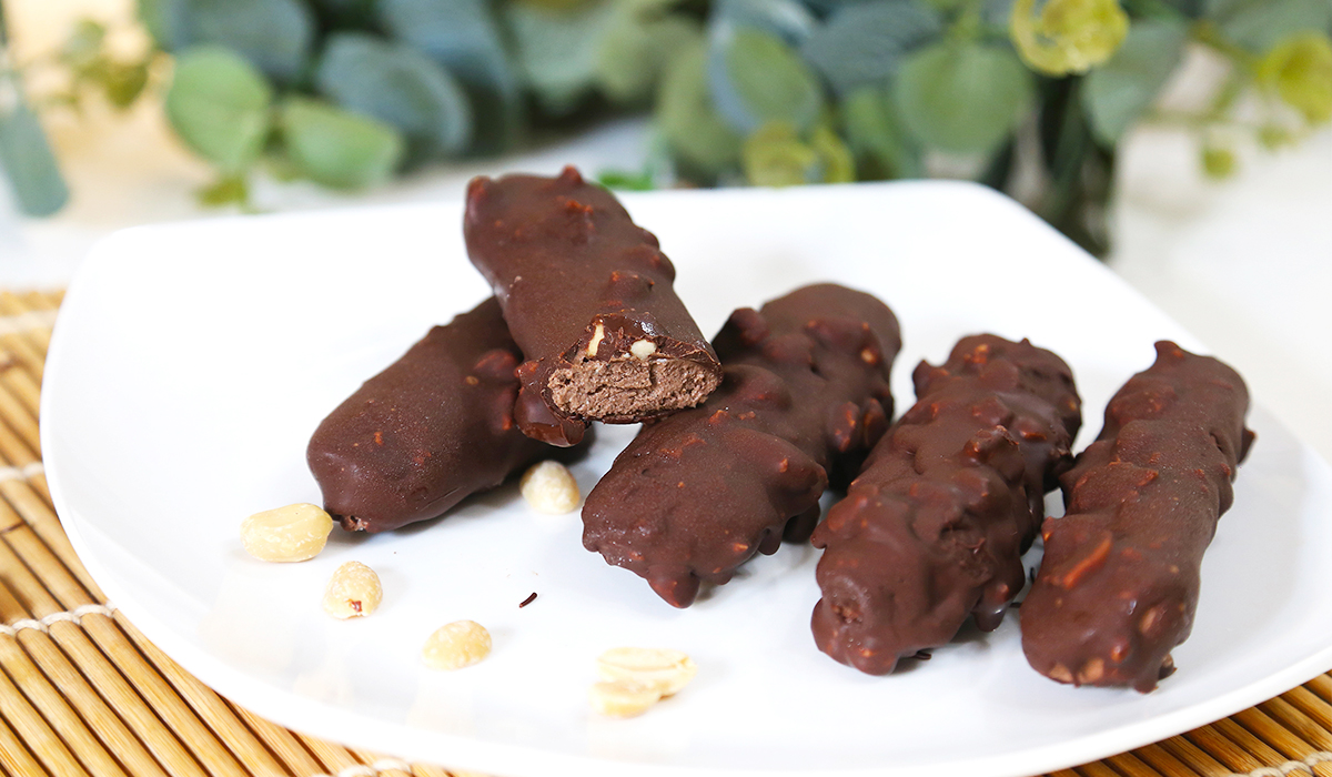 sobremesa crocante de chocolate