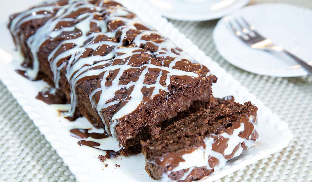 bolo de banana com aveia