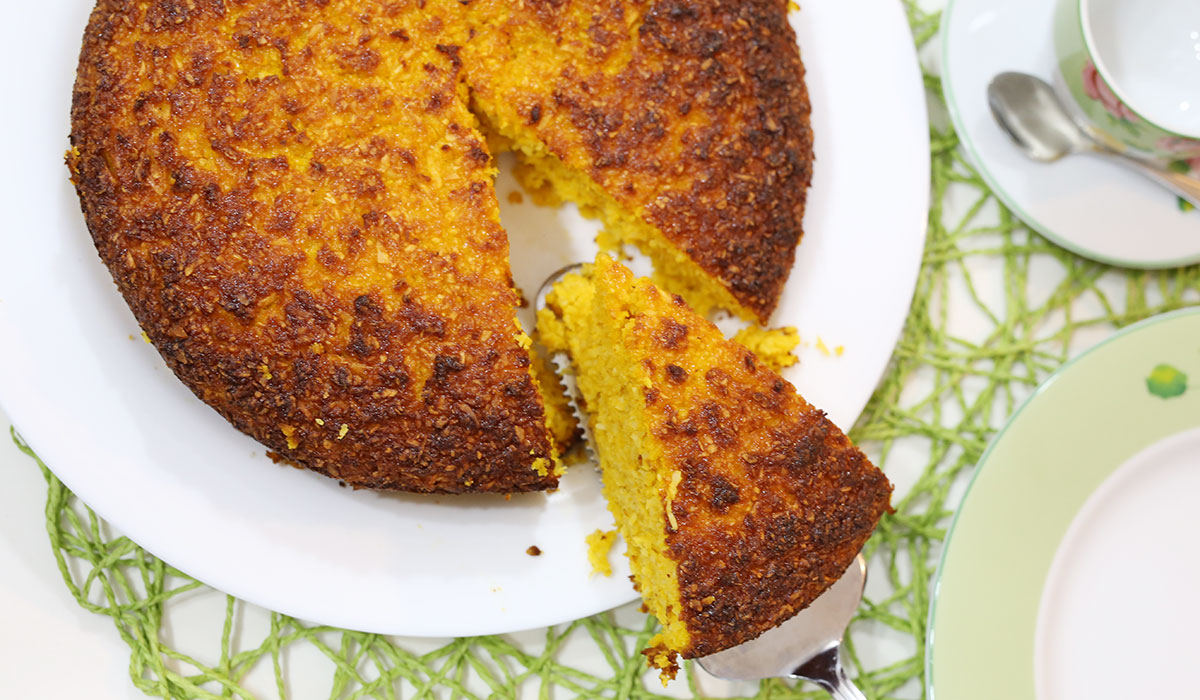 bolo de cenoura fácil