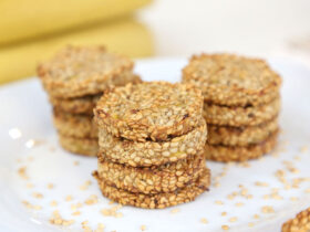 biscoito saudável de banana